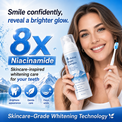 [Professional Grade] Niacinamide Foaming Toothpaste 8X