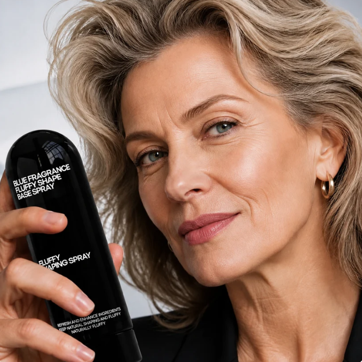 Buy 1Get 1Free$Fluffy HairShaping Spray, Long LastingPeach Scent Volumizing HairMist for All-Day Hold